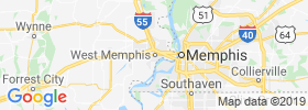 West Memphis map